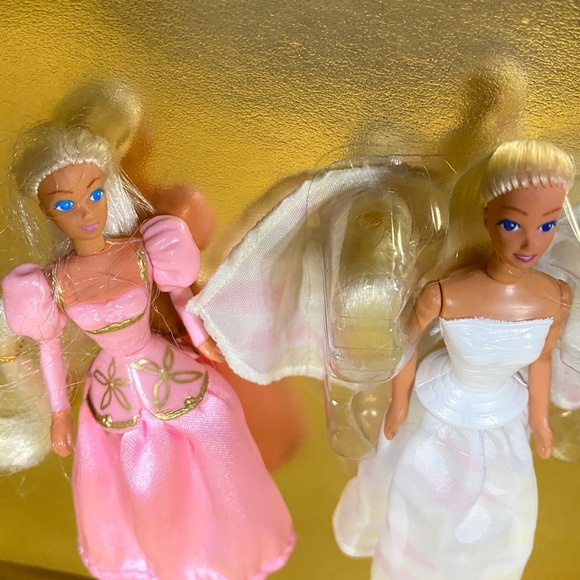 BARBIE VTG 1997 MCDONALD’S HAPPY MEAL TOY BUNDLE OF 2 HAIR YOU CAN BRUSH - Picture 8 of 12